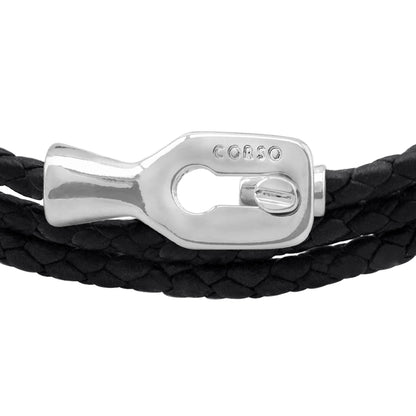 Pulsera baño de Rodio, Piel de borrego - Joyería y bisutería fina