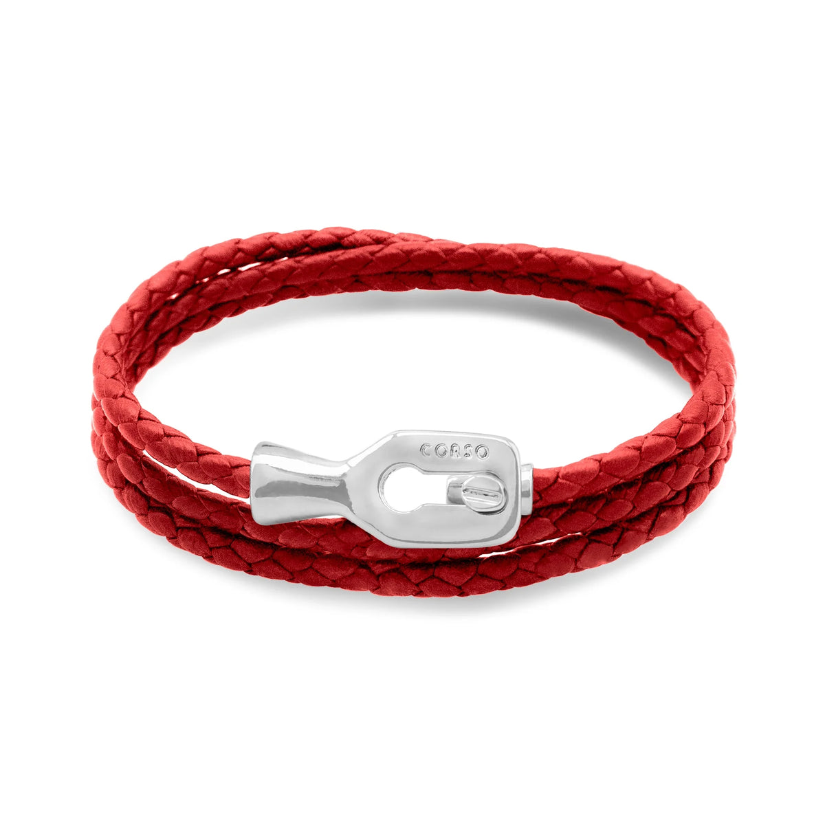 Pulsera baño de Rodio, Piel de borrego - Joyería y bisutería fina