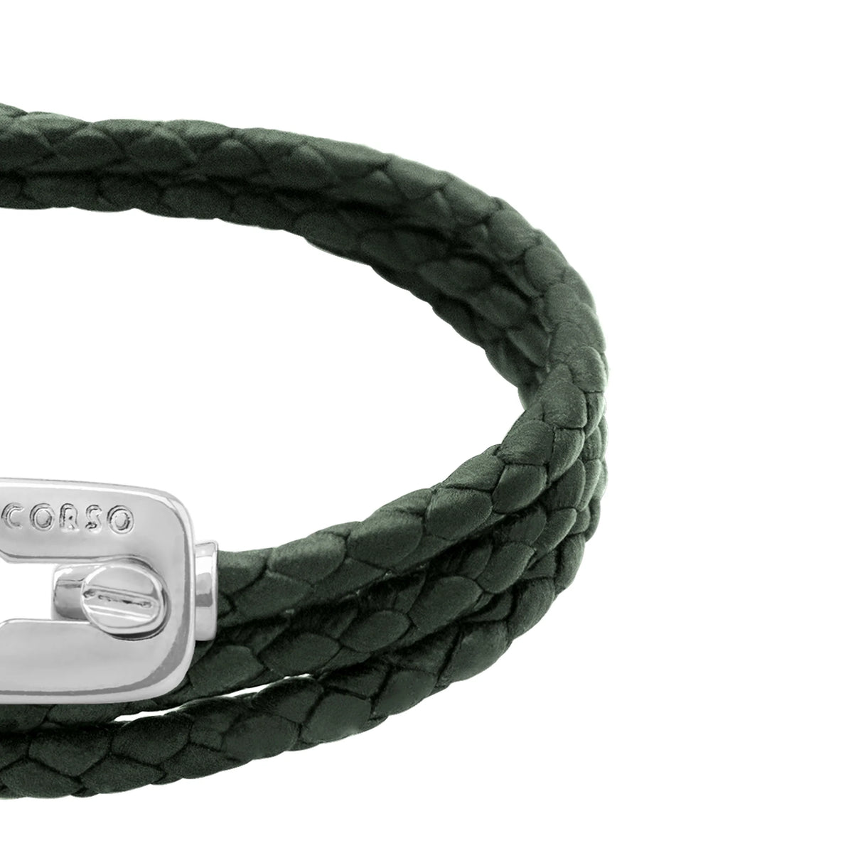 Pulsera baño de Rodio, Piel de borrego - Joyería y bisutería fina