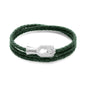 Pulsera baño de Rodio, Piel de borrego - Joyería y bisutería fina
