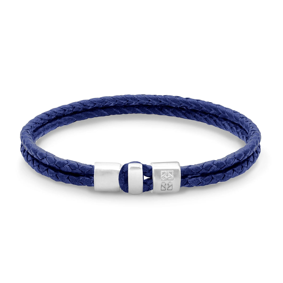 Pulsera en baño de rodio, Piel natural de Borrego - Joyería y bisutería fina