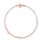 Collar choker en baño de oro 22K, oro rosa 22K o rodio, con perlas japonesas de 5mm, cuenta de dona y perla central - Joyería y bisutería fina