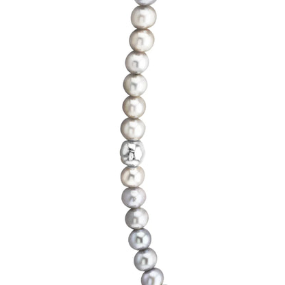 Choker Baño de Oro 22K o rodio, Perlas Japonesas, Perlas Tahitianas, piel natural de borrego - Joyería y bisutería fina