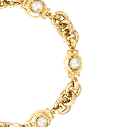 Ponza White Pearl Gold Bracelet