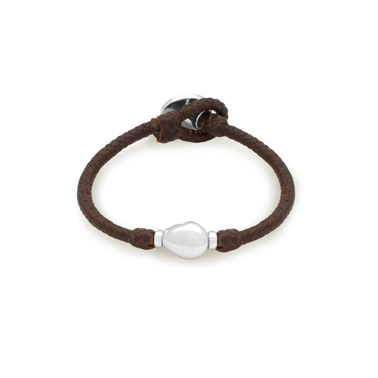 SOLITARY SILVER BRACELET