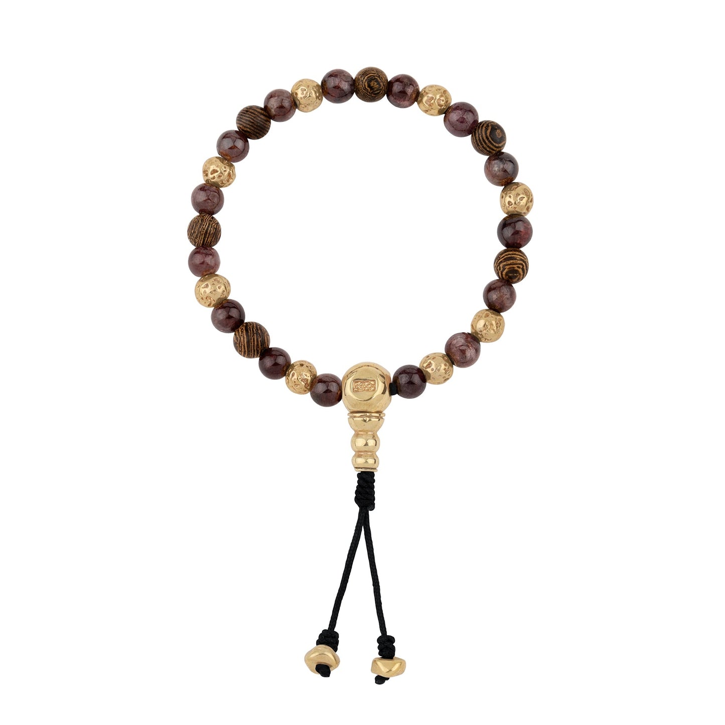 JAPA MALA STONE GOLD