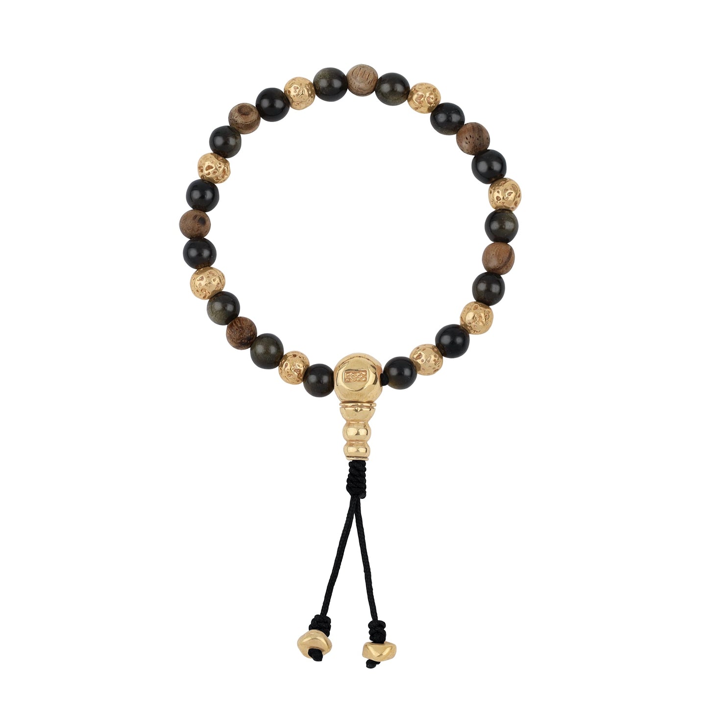 JAPA MALA STONE GOLD