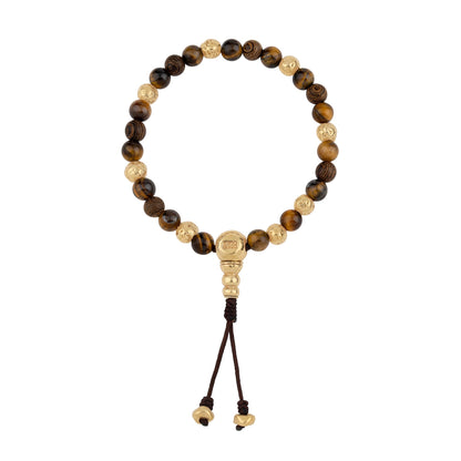 JAPA MALA STONE GOLD