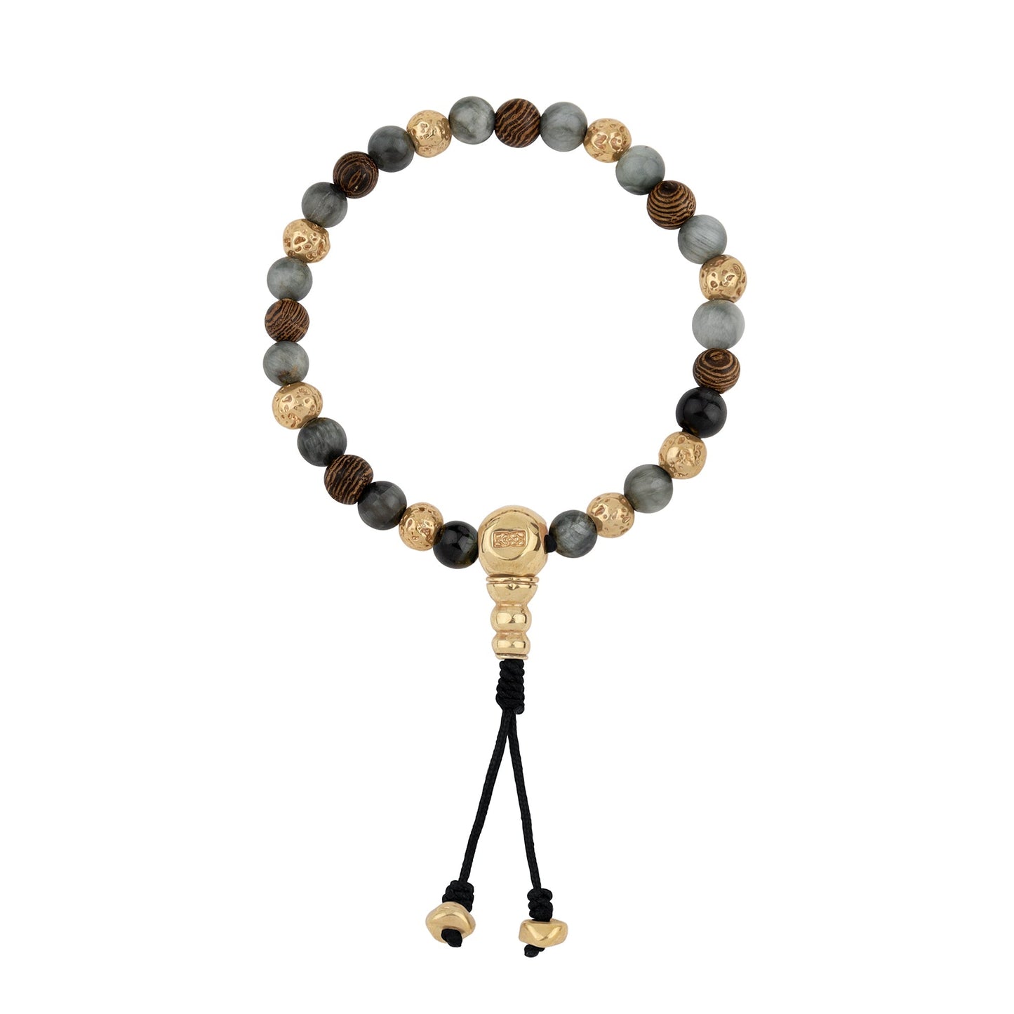 JAPA MALA STONE GOLD