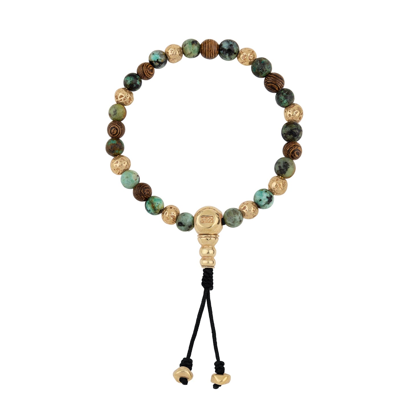 JAPA MALA STONE GOLD