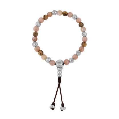 JAPA MALA PIERRE ARGENT