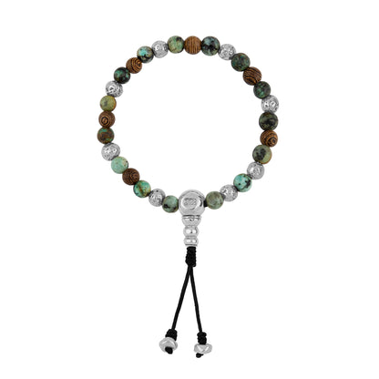 JAPA MALA PIERRE ARGENT