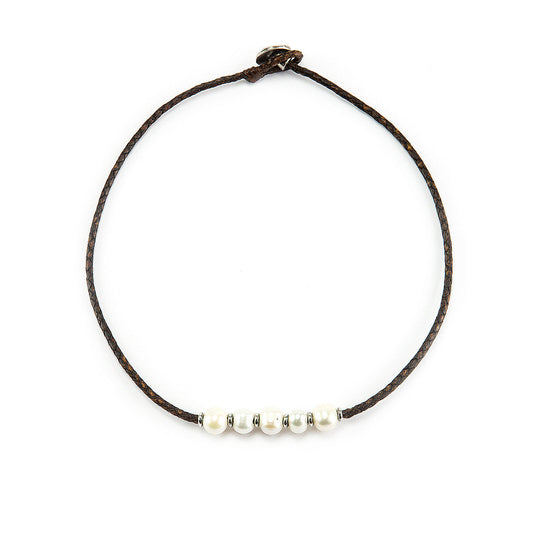ARAL SEA CHOKER WHITE PEARL