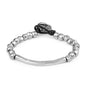 Pulsera baño de Rodio, Piel española - Joyería y bisutería fina