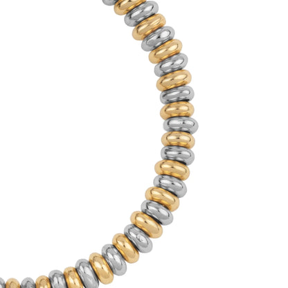 Pulsera baño en Oro 22K y rodio, Hilo de seda - Joyería y bisutería fina