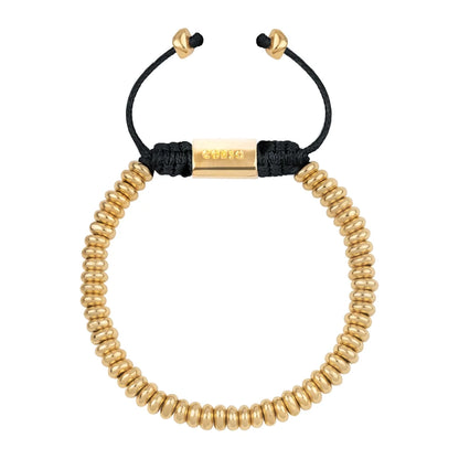 Pulsera baño en oro de 22K, Hilo de seda - Joyería y bisutería fina