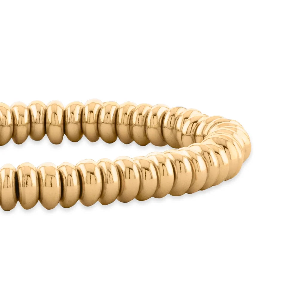 Pulsera baño en oro de 22K, Hilo de seda - Joyería y bisutería fina
