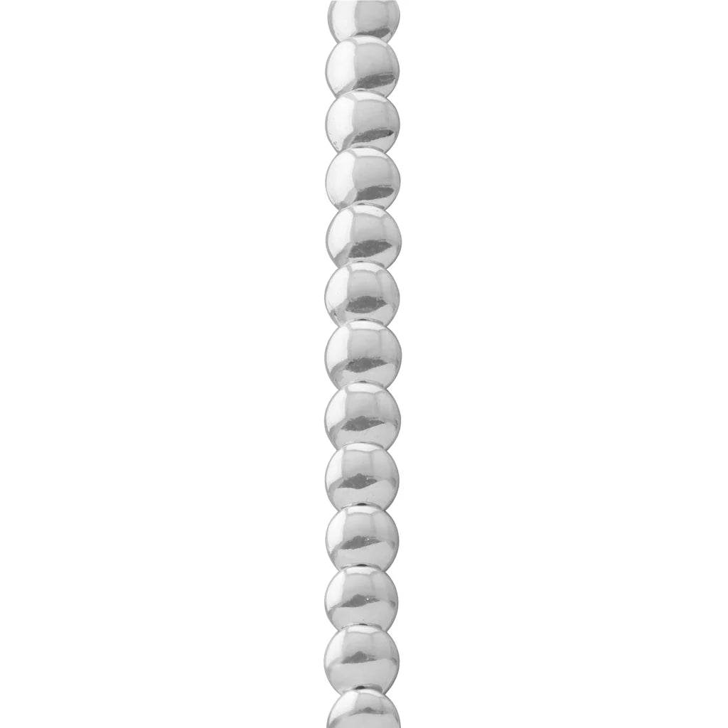 Pulsera con broche ajustable, mini lunas en baño de rodio - Joyería y bisutería fina