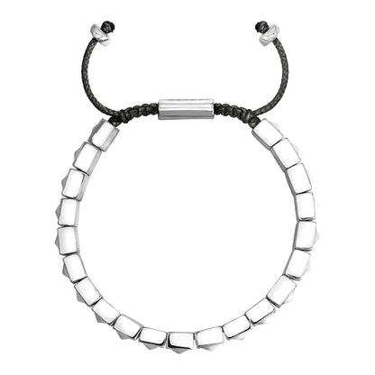 Pulsera Baño de Oro 22K, Oro Rosa 22K, Rodio, Cuentas geométricas - Joyería y bisutería fina