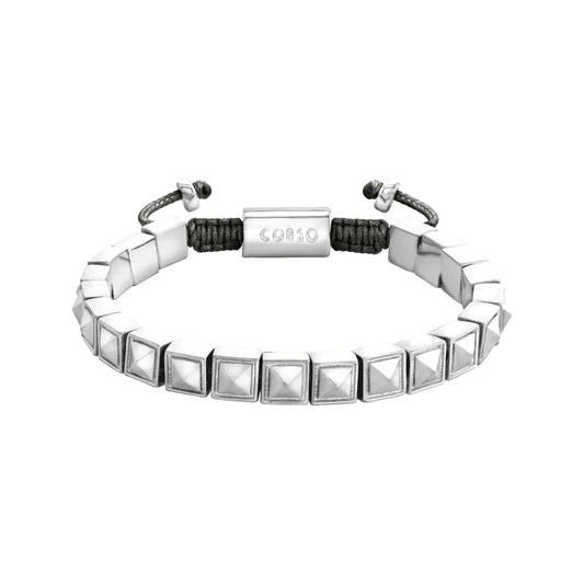 Pulsera Baño de Oro 22K, Oro Rosa 22K, Rodio, Cuentas geométricas - Joyería y bisutería fina