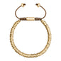 Pulsera Baño de Oro 22K, Oro Rosa 22K, Rodio, Rondeles apilados - Joyería y bisutería fina