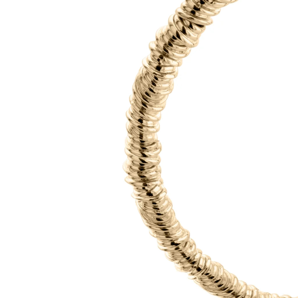 Pulsera Baño de Oro 22K, Oro Rosa 22K, Rodio, Rondeles apilados - Joyería y bisutería fina
