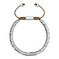 Pulsera Baño de Oro 22K, Oro Rosa 22K, Rodio, Rondeles apilados - Joyería y bisutería fina