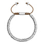 Pulsera Baño de Oro 22K, Oro Rosa 22K, Rodio, Rondeles apilados - Joyería y bisutería fina
