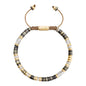 Pulsera en baño de Oro 22K, conchas filipinas heishi, cuarzo blanco - Joyería y bisutería fina