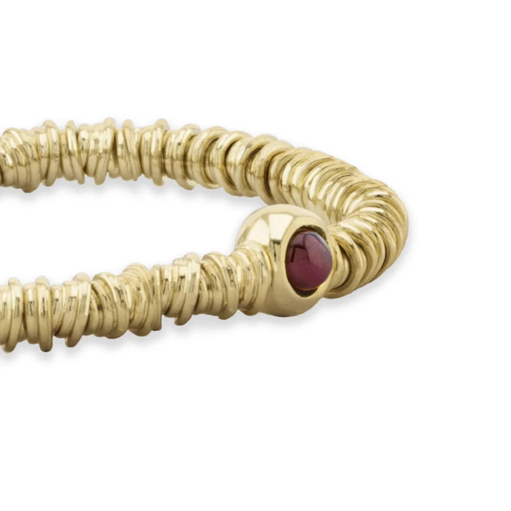 Pulsera Bañado en Oro 22K, Piedras naturales - Joyería y bisutería fina