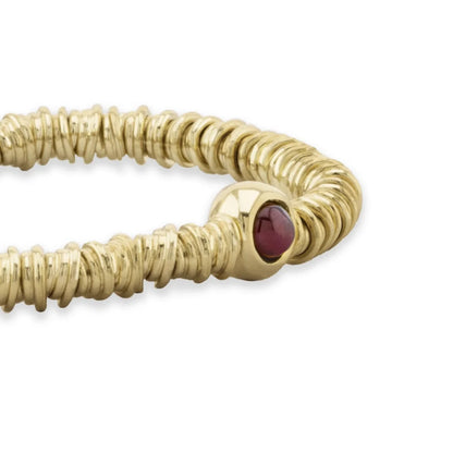 Pulsera Bañado en Oro 22K, Piedras naturales - Joyería y bisutería fina