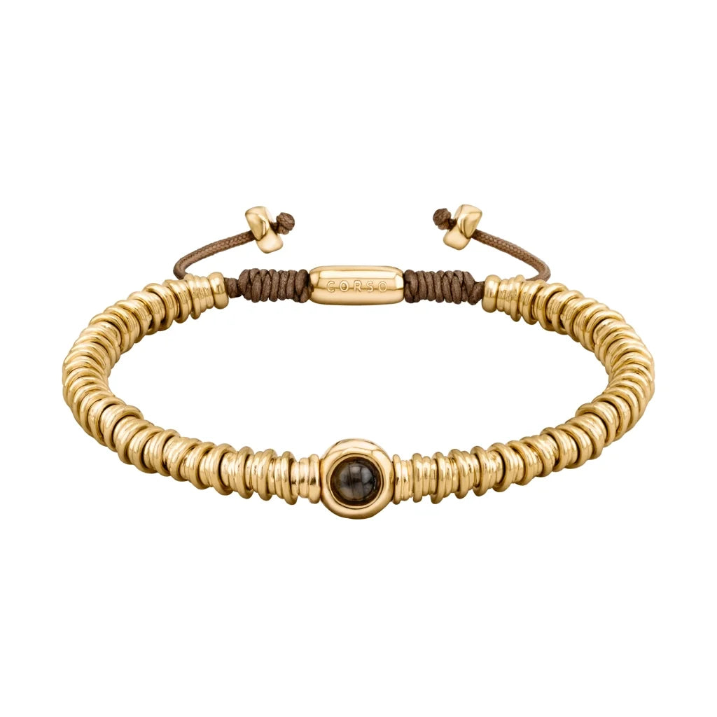 Pulsera Bañado en Oro 22K, Piedras naturales - Joyería y bisutería fina
