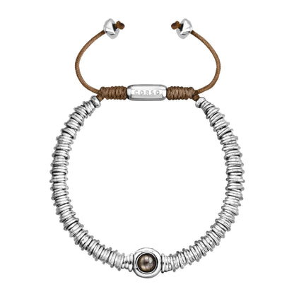 Pulsera Bañado en Rodio, Piedras naturales - Joyería y bisutería fina