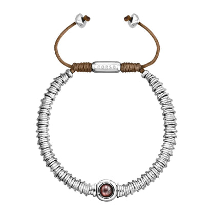 Pulsera Bañado en Rodio, Piedras naturales - Joyería y bisutería fina