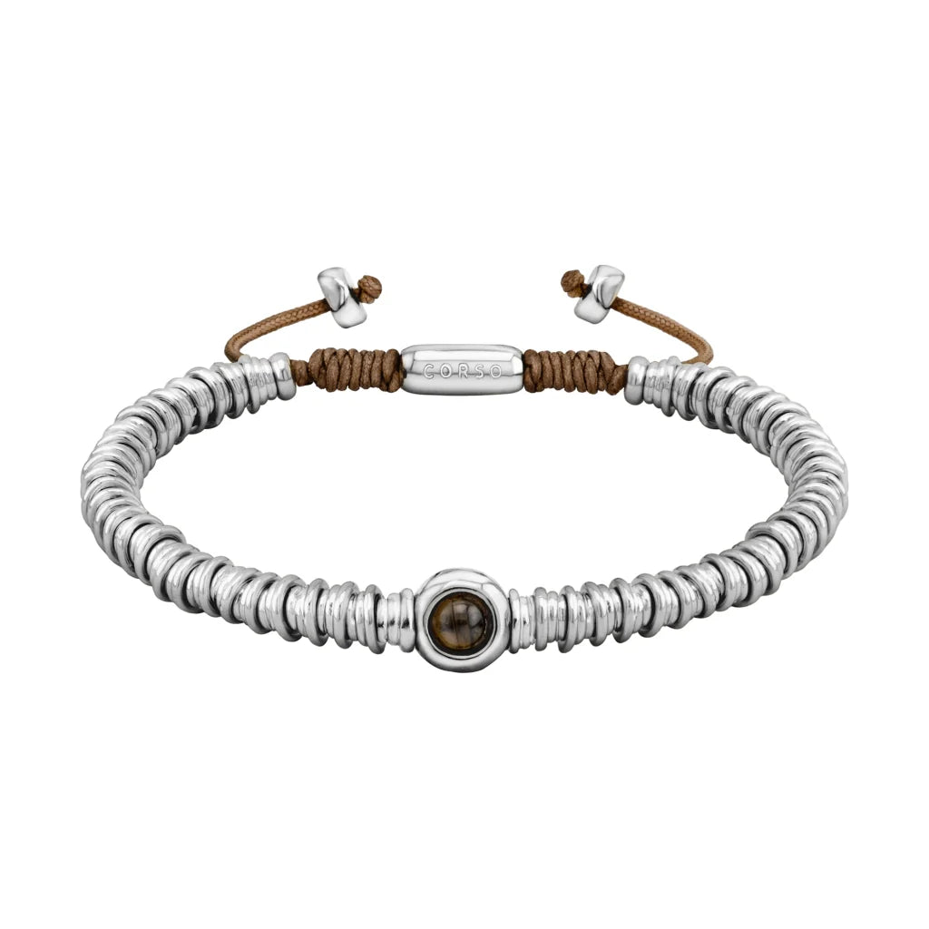 Pulsera Bañado en Rodio, Piedras naturales - Joyería y bisutería fina