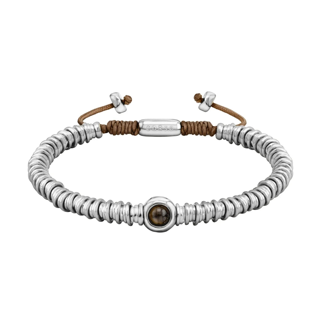 Pulsera Bañado en Rodio, Piedras naturales - Joyería y bisutería fina