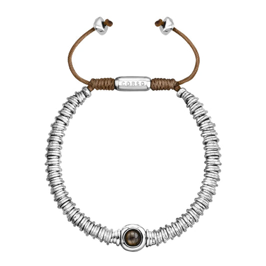 Pulsera Bañado en Rodio, Piedras naturales - Joyería y bisutería fina