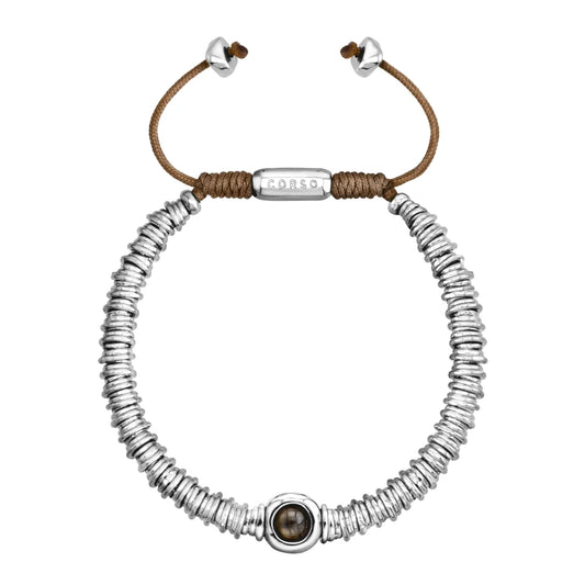 Pulsera Bañado en Rodio, Piedras naturales - Joyería y bisutería fina