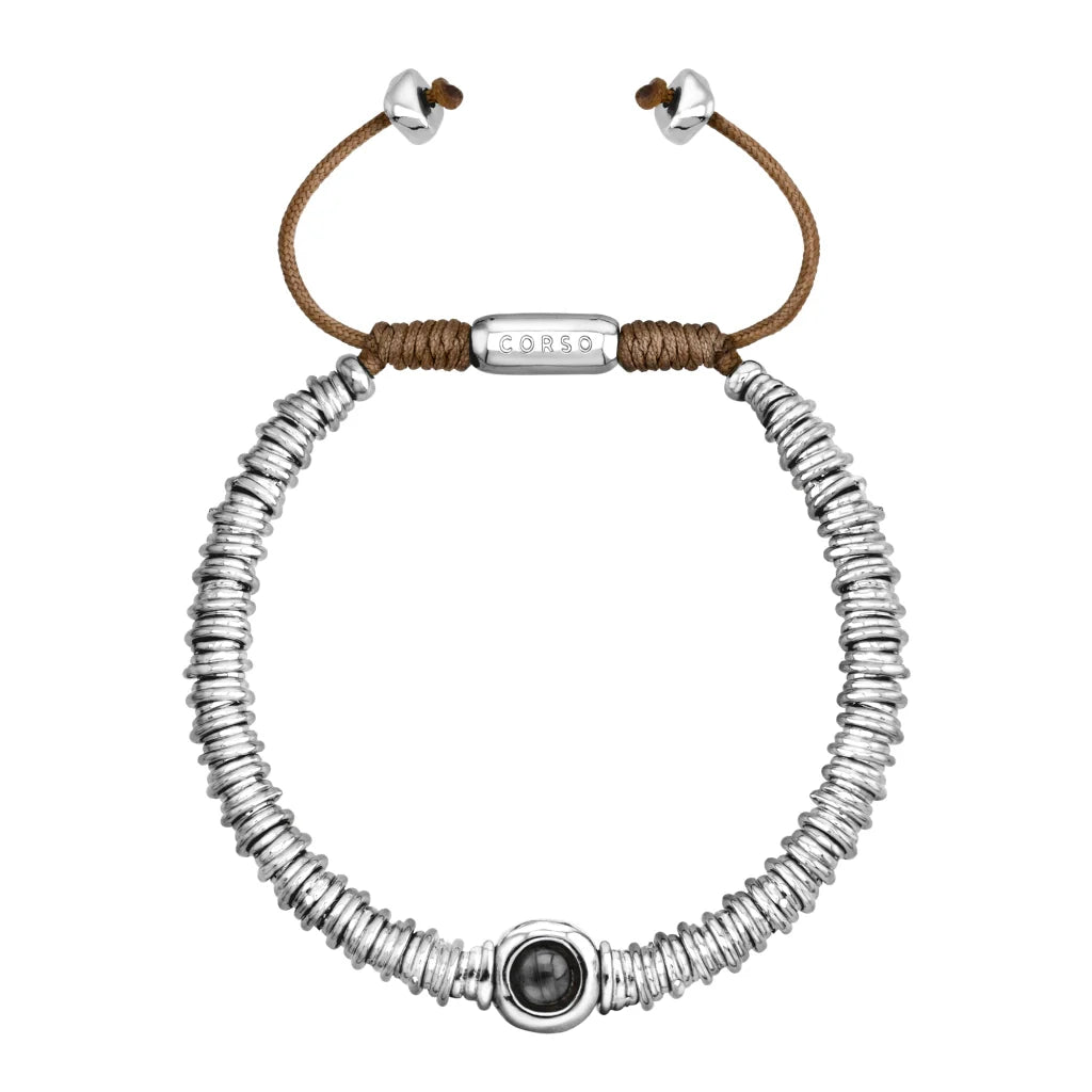 Pulsera Bañado en Rodio, Piedras naturales - Joyería y bisutería fina