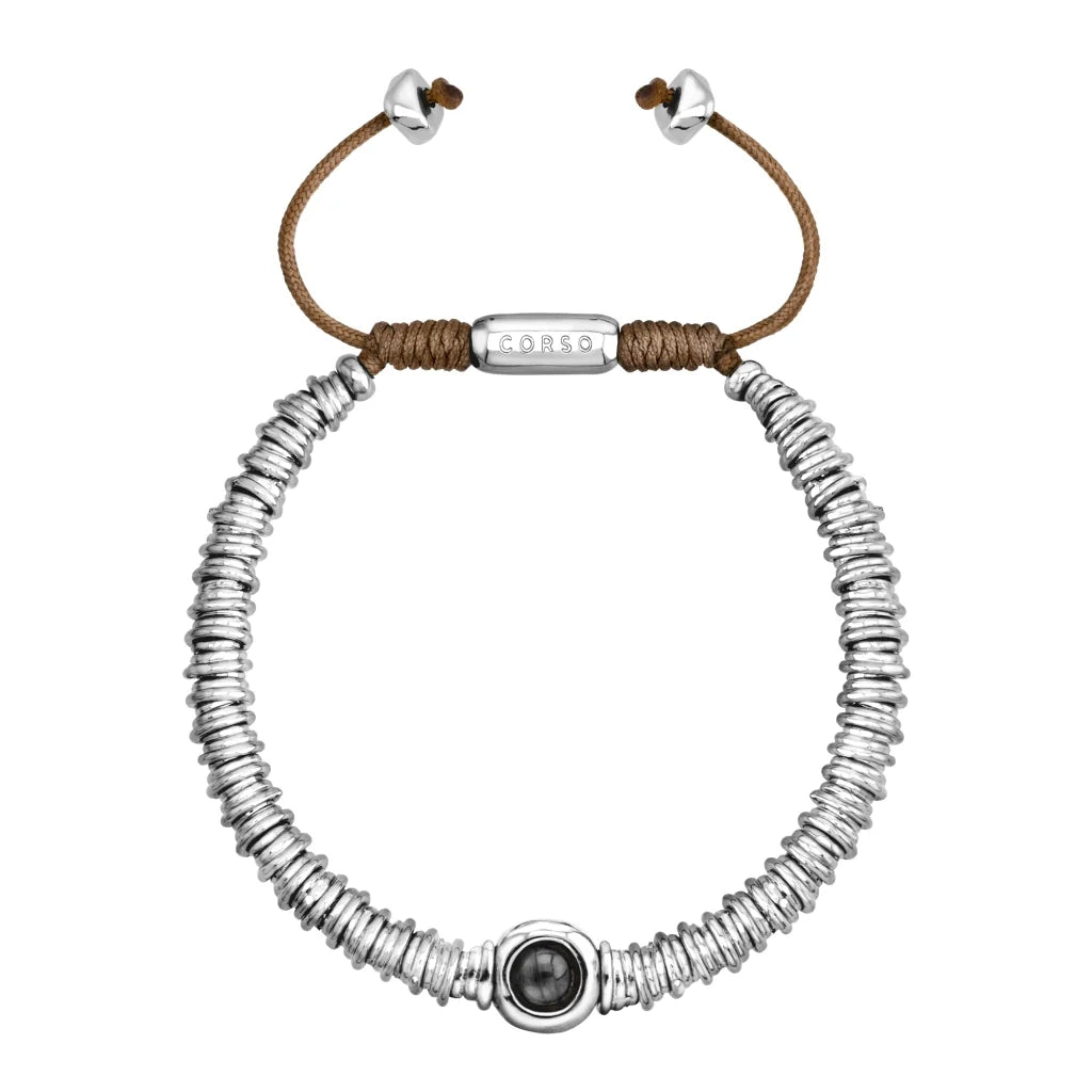 Pulsera Bañado en Rodio, Piedras naturales - Joyería y bisutería fina