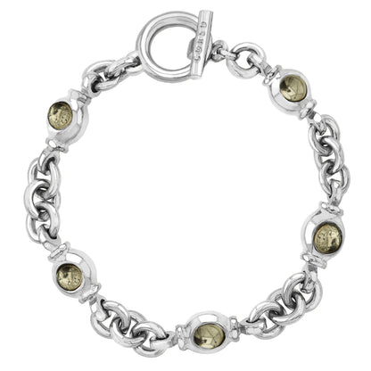 Bracelet en argent Ponza Pirita