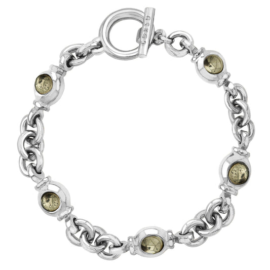 Ponza Pirita Silver Bracelet