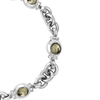 Bracelet en argent Ponza Pirita