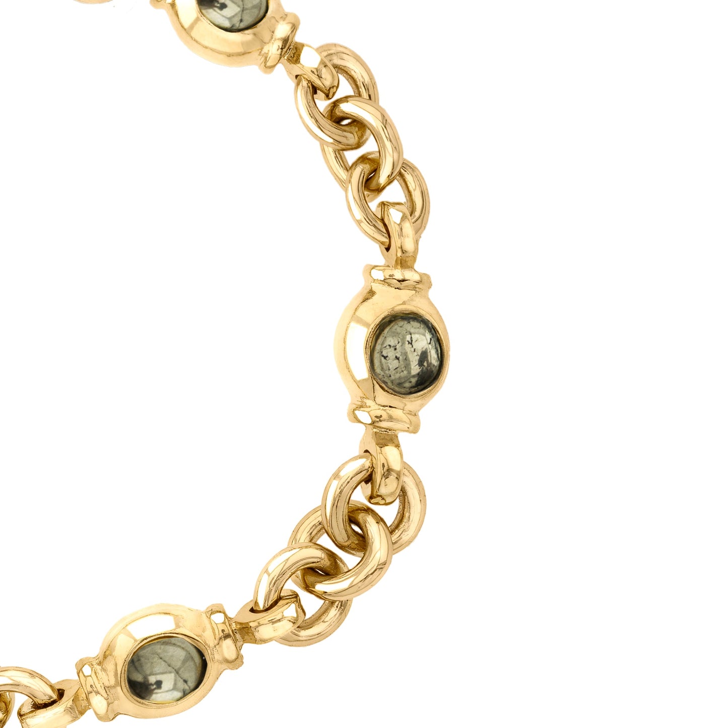 Ponza Pyrite Gold Bracelet