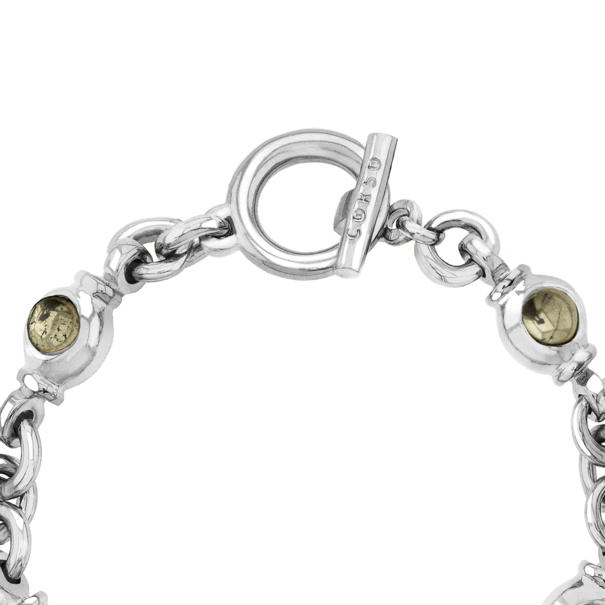 Bracelet en argent Ponza Pirita