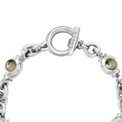 Bracelet en argent Ponza Pirita
